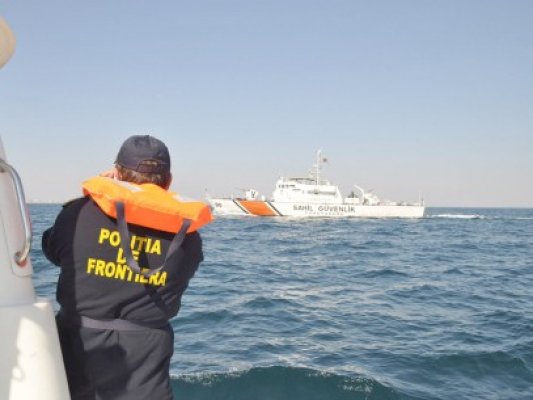 Acţiune comună pe mare a Gărzilor de Coastă din România şi Turcia